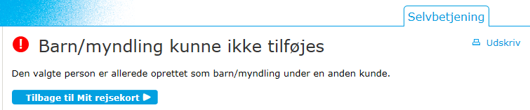 Rejsekort værge